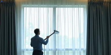 Commercial curtain stain removal service corrimal-nsw hotels offices restaurants