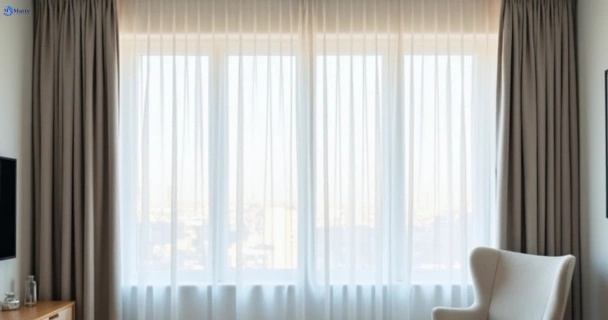 Freshly steam cleaned curtains in corrimal-nsw QLD